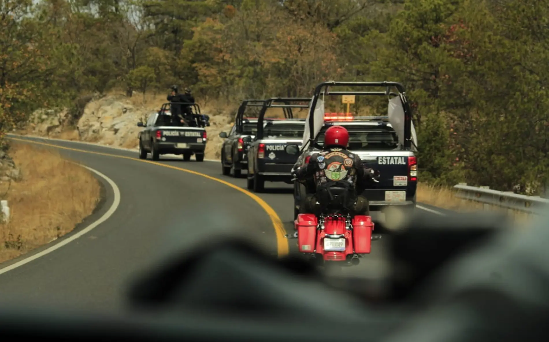 Bikers de Saltillo se accidentan en la "super" Durango-Mazatlán